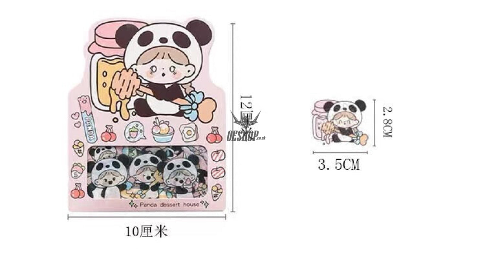 Telado Panda-farm Dairy-farm Stickers Sticker