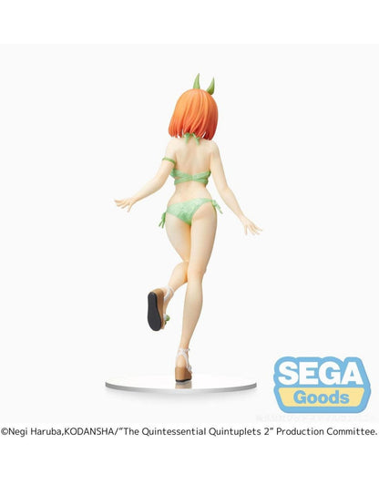 Sega The Quintessential Quintuplets 2 PM PVC Statue Yotsuba Nakano 20 cm