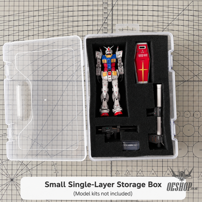 Transparent Display Case for Models Kits - RG HG Small Single-Layer Storage Box - Storage & Organization
