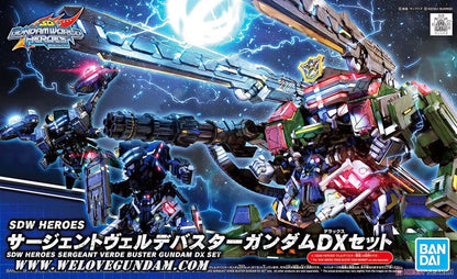 SDW HEROES Sergeant Verde Buster Gundam DX Set Bandai 21.29 OEShop